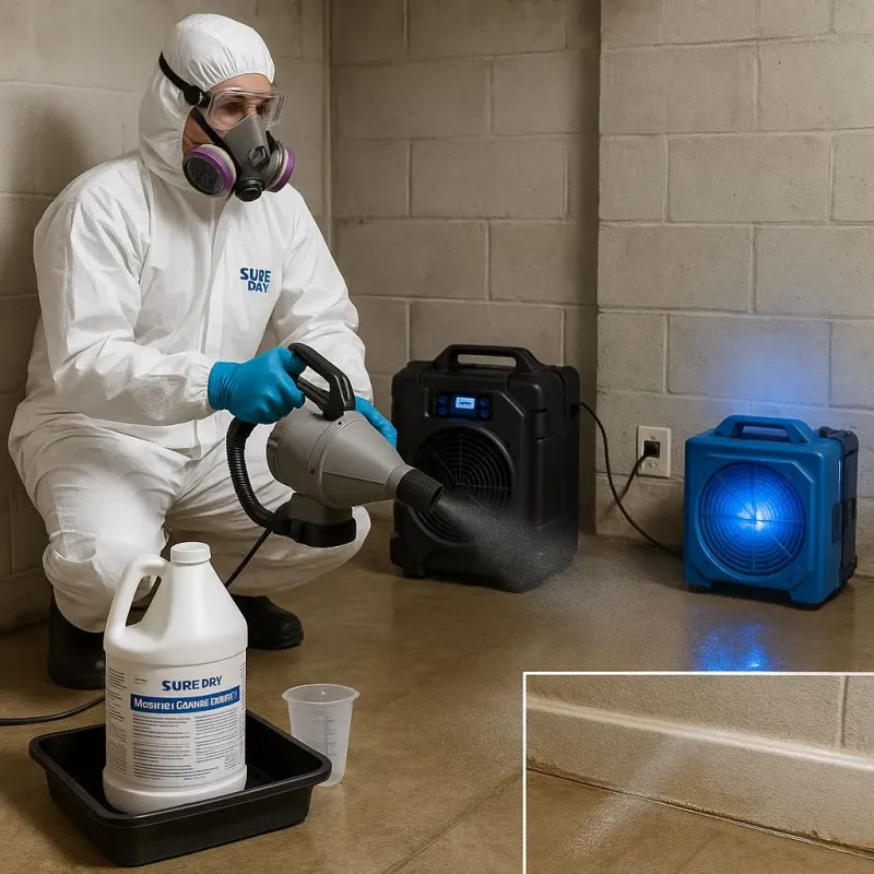 Sanitization and Odor Removal process in New Shoreham, RI