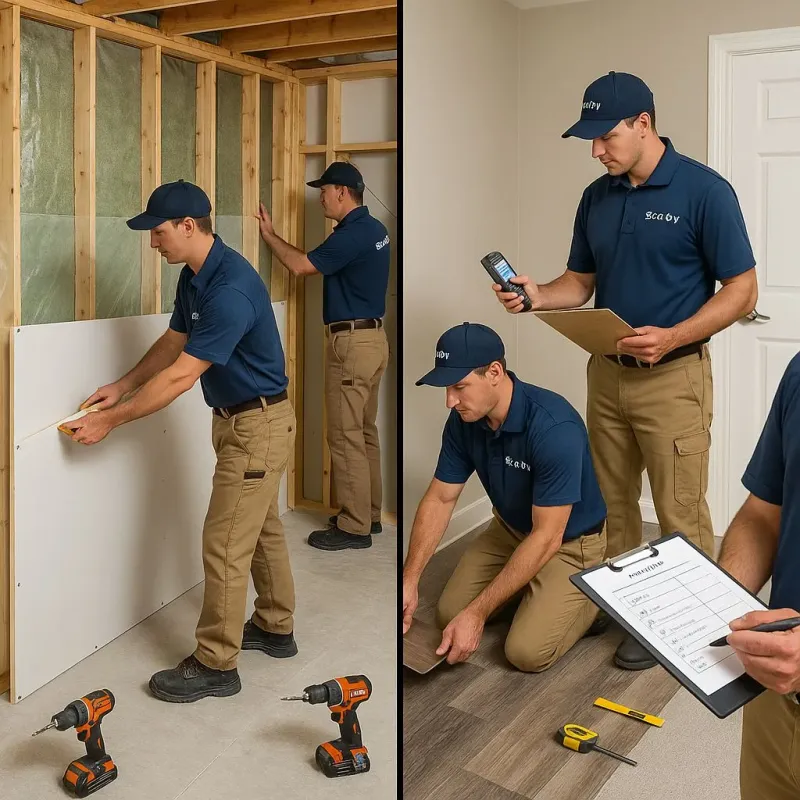 Repairs and Reconstruction process in New Shoreham, RI