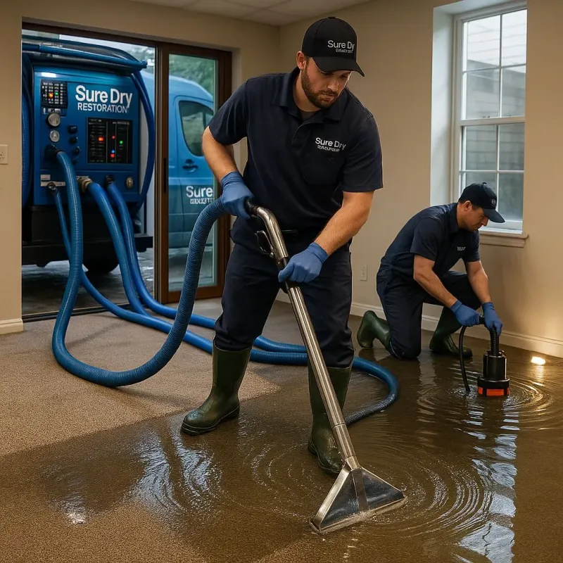 Water Extraction and Removal process in New Shoreham, RI